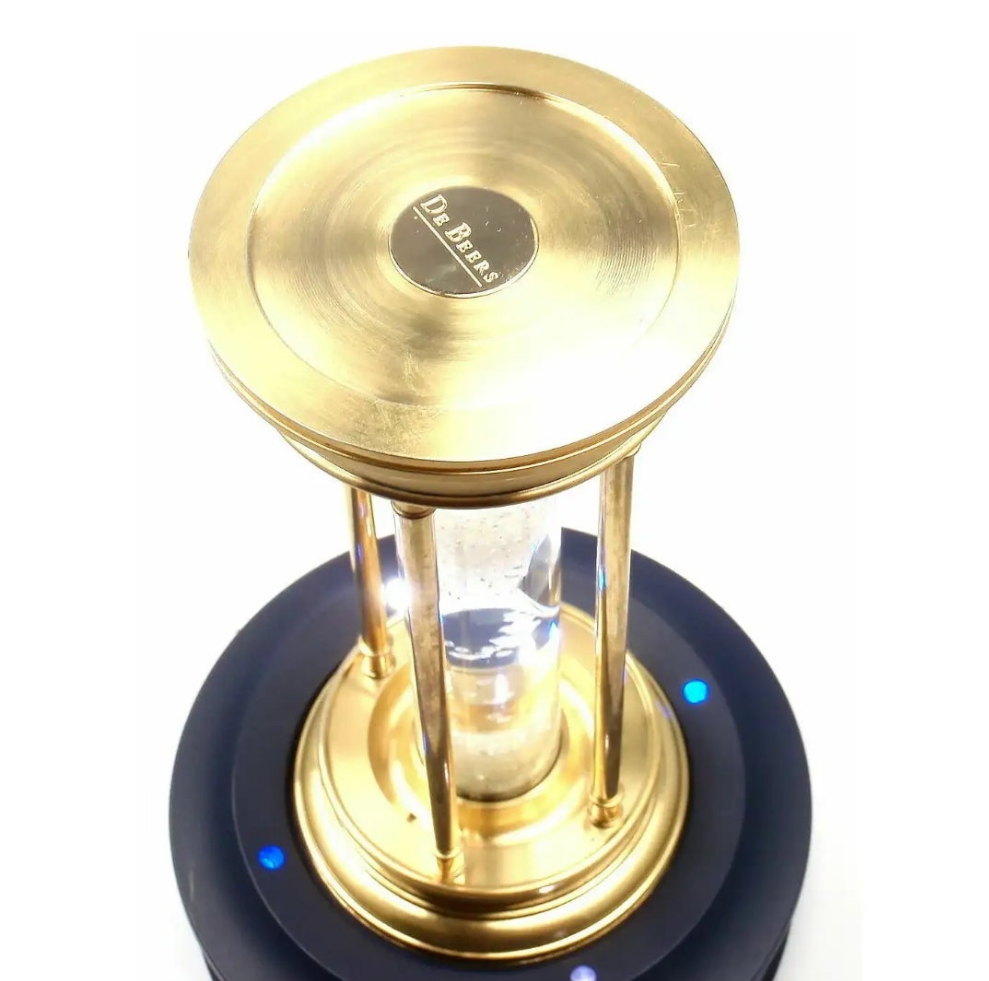 Incredible Diamond De Beers Limited Edition Millennium 2000 Diamond 2000 natural diamonds approx weight 36ct and Brass.