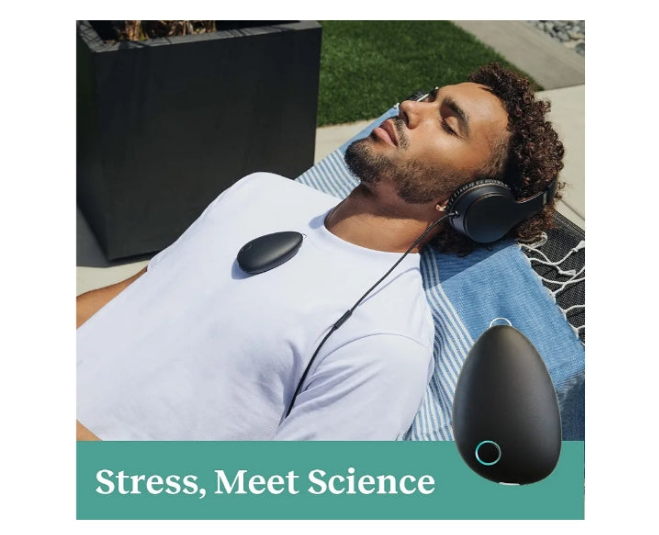 Relaxation Device - for Immediate Calm and Long Term Stress Resilience - with Patented Infrasonic Resonance Technology - Includes Sensate Plus