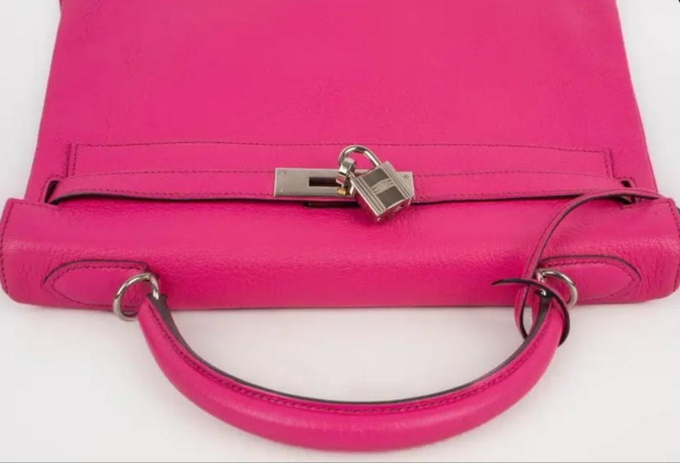 Hermès Pink Calfskin Kelly Bag, 2005