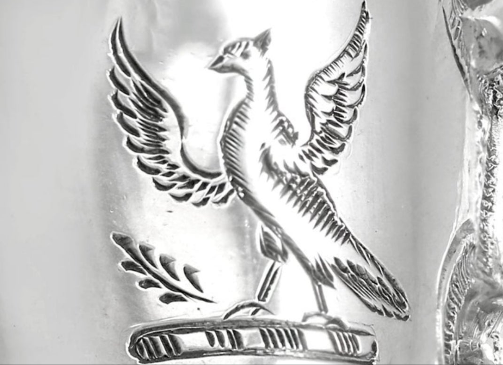 Stunning 925 Victorian Sterling Silver Jug in The Armada Style