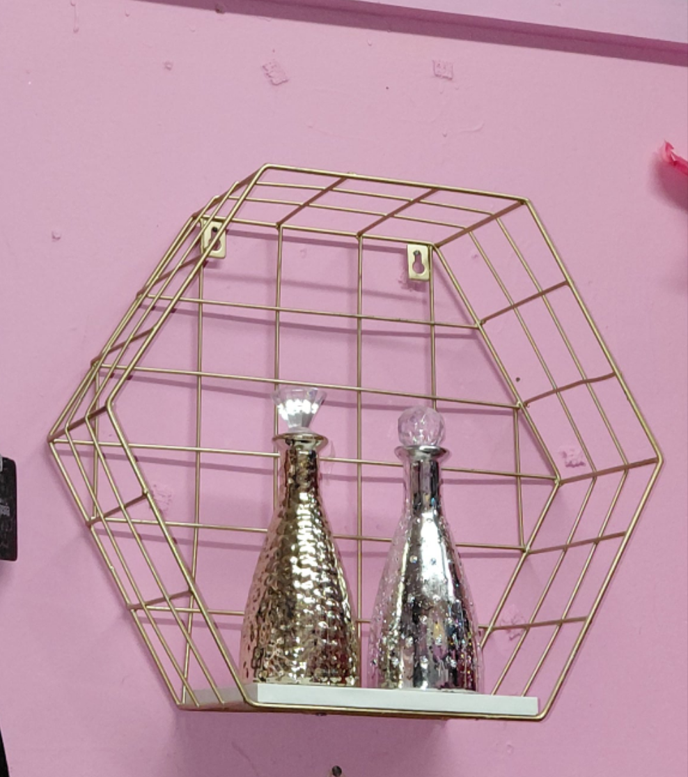 Metal Shelf or Glass Vase