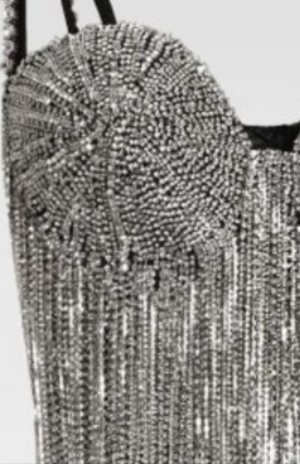 Dolce And Gabbana Marquisette calf-length dress with sequined fringing
