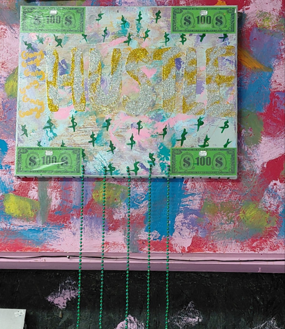COCOMONEY ART Squad 1 OF 1 CUSTOM PIECE BY COCOMONEY painting on canvas acrylic