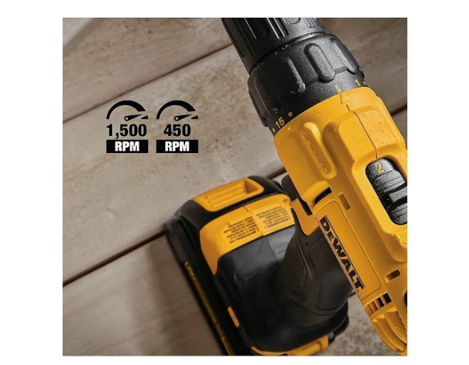DEWALT 20V MAX Cordless Drill and Impact Driver, Power Tool Combo Kit with 2 Batteries and Charger (DCK240C2