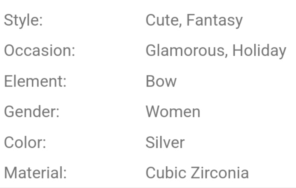 1pc Glamorous Cubic Zirconia Bow Pendant Necklace COCOMONEY For Anyone For Valentine's Day Gift,Mom,Mother,Mother's Day,Gift