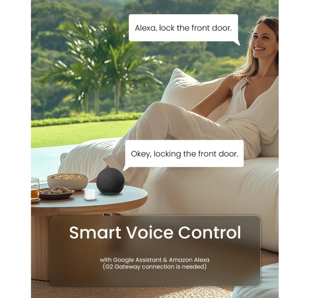 Fingerprint Smart Lock And Lever Handle With Bluetooth