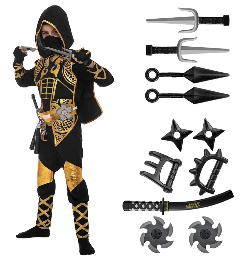 Kids Halloween costume includes everything as seen in photo choose by number below