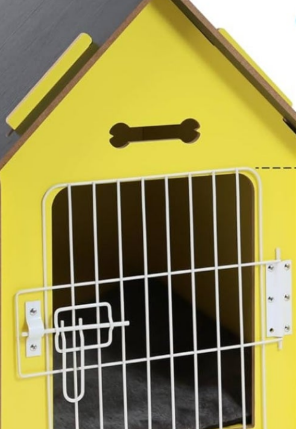 Dog House Indoor for Small Dogs or Cats, Cozy Wooden Design, Small Indoor Bed House, with Air Vents and Elevated Floor Warm Dog Cave