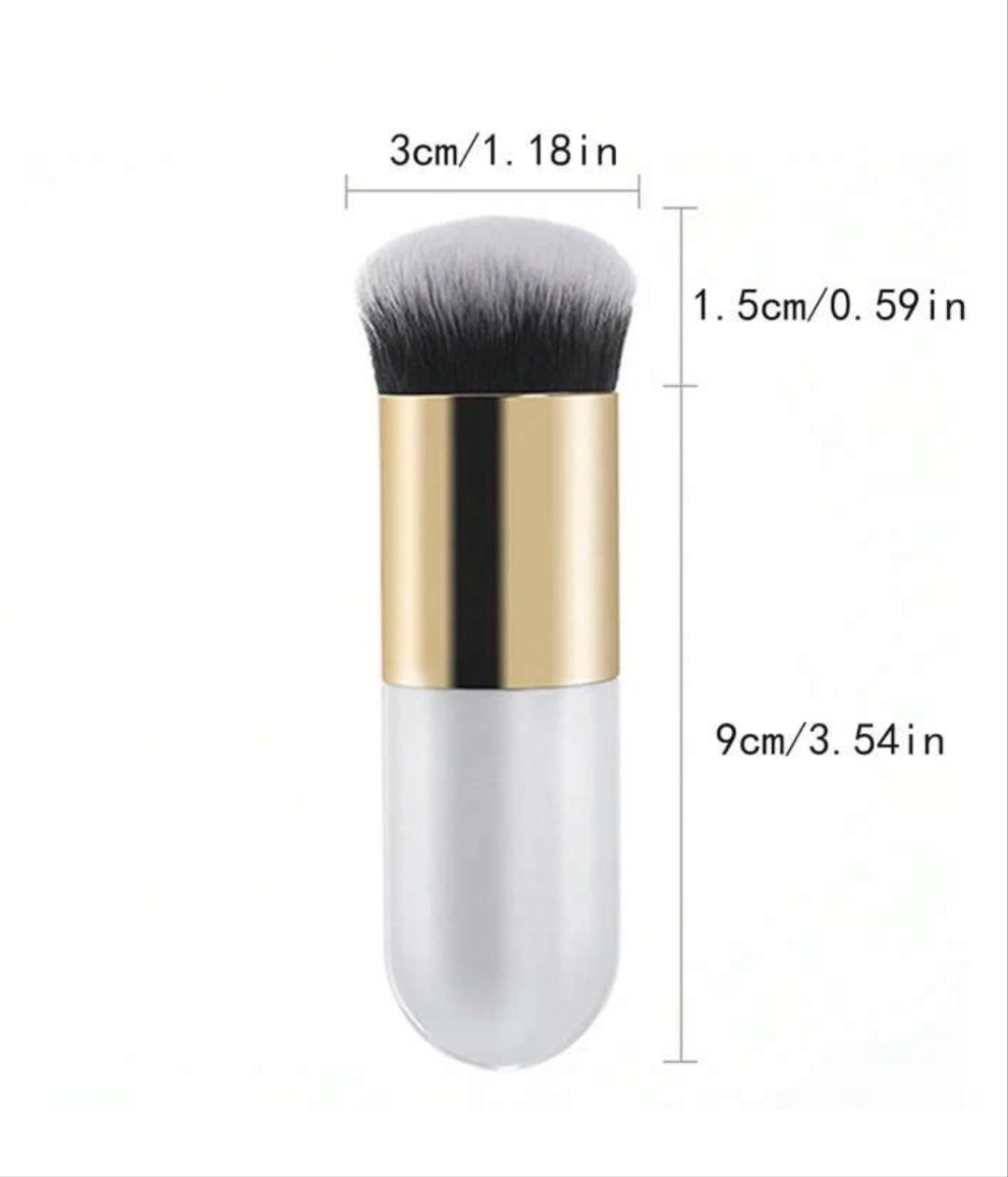 1Pc Foundation Brush Blush Brush Highlight Brush Cosmetic Brush Makeup Tools material pp