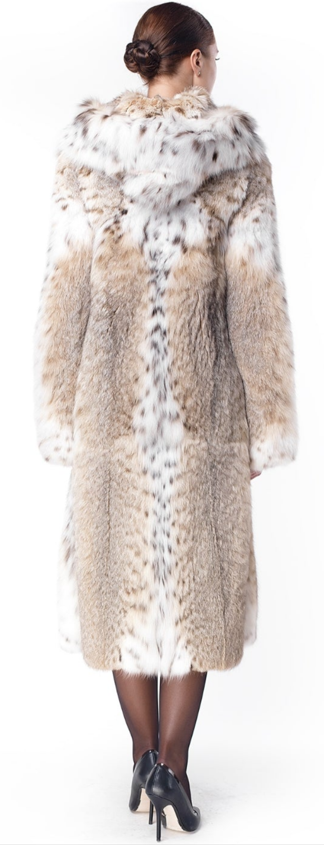 Lynx Fur Coat Kimiko Beige