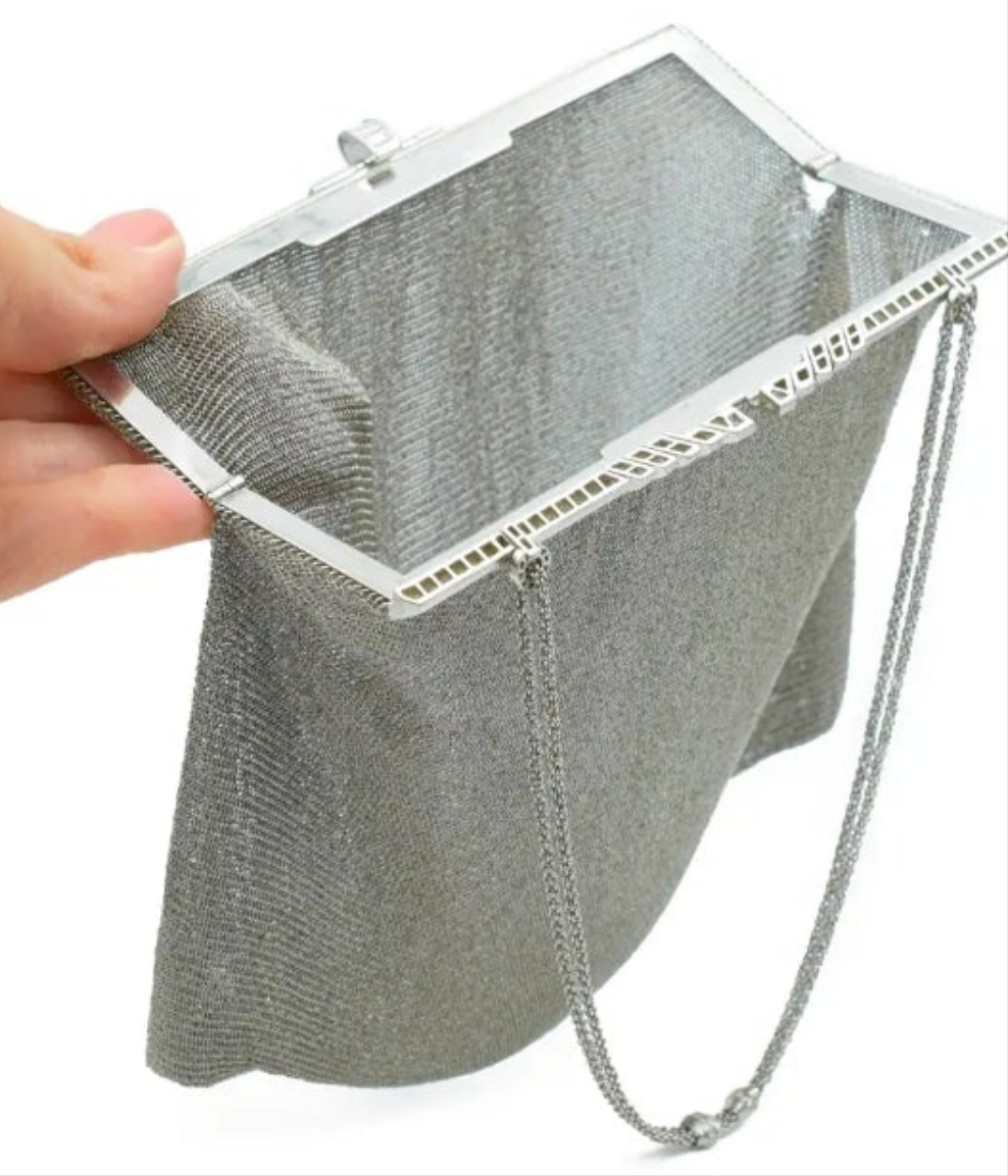 Platinum and Diamond Evening Purse 334 grams of platinum