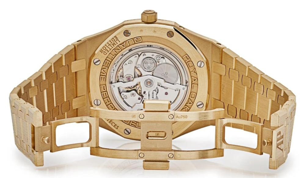 Audemars Piguet Royal Oak Perpetual Calendar Ultra-Thin 26586BA.OO.1240BA.99 Watch Yellow Gold Limited Edition