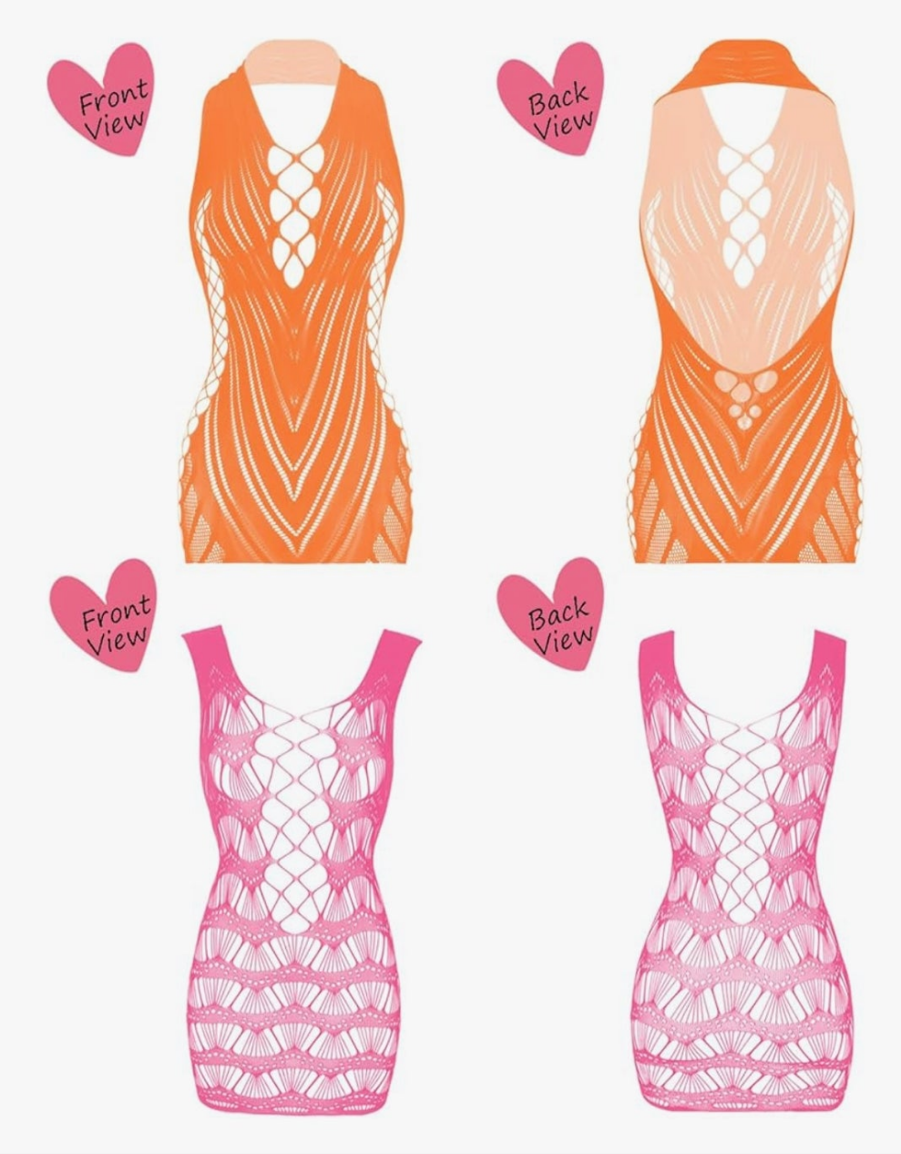 12 pack Lingerie BabyDoll Fishnet Bodysuits Sexy Nightwear(12 Pack)