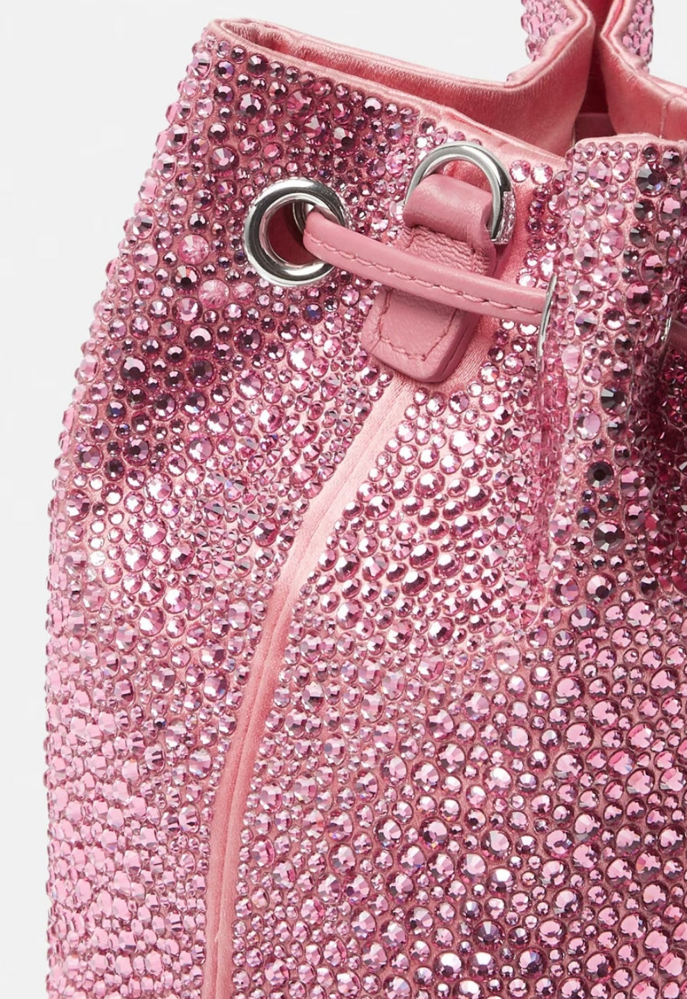 Versace Crystal La Medusa Mini Bucket Bag