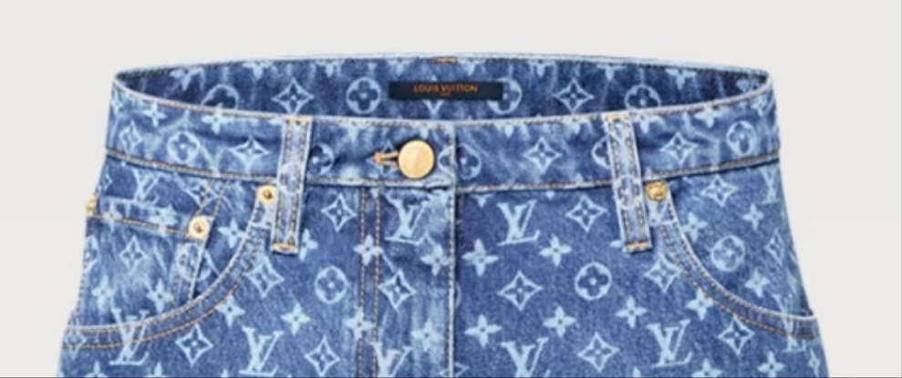 Louis Vuitton Monogram Flared Jeans