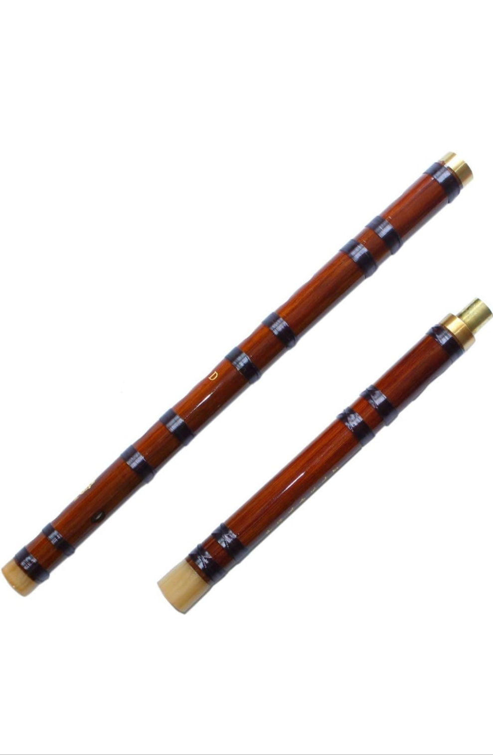 Vintage Style Bamboo Flute Chinese Musical Instrument Traditional Dizi (KEY D)