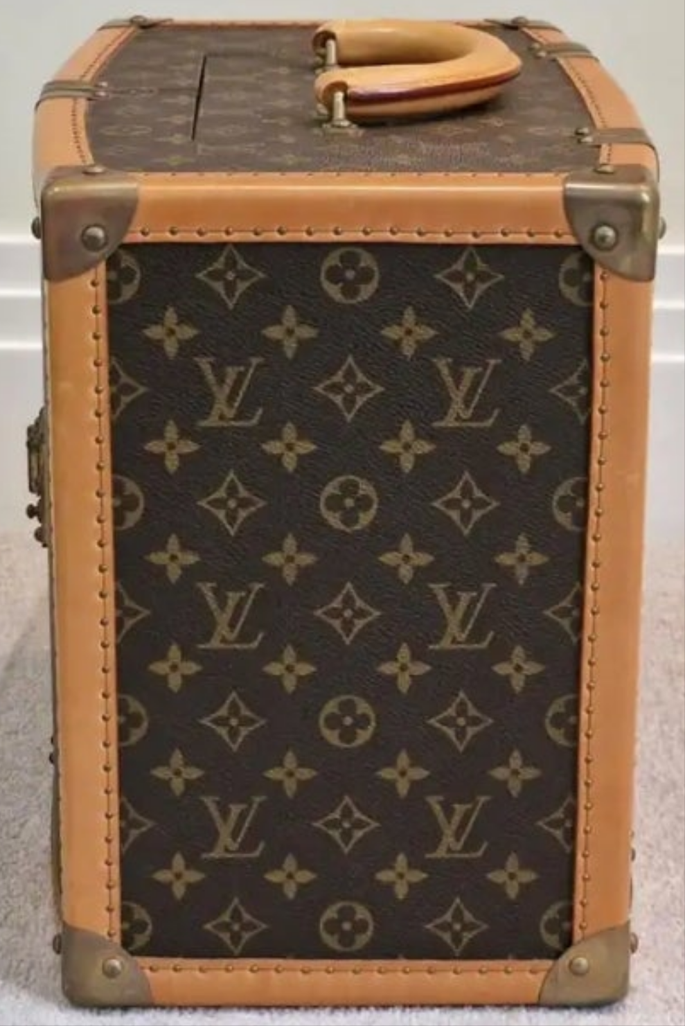 Rare Louis Vuitton Trunk Sharon Stone Case amfAR 1 Of "100 Legendary Trunks" One of the rarest LV trunks and one of the 100 Legendary Trunks as per the LV book. Comes with original papers.
