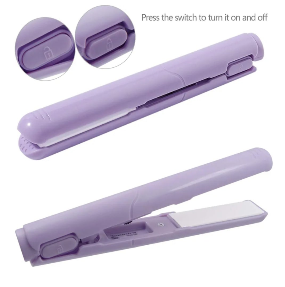 Hair straightener purple