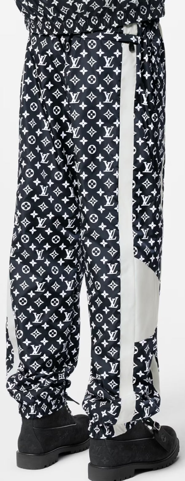 Louis Vuitton Monogram Printed Technical Track Pants And Monogram Printed Technical Track Top 2 piece outfit