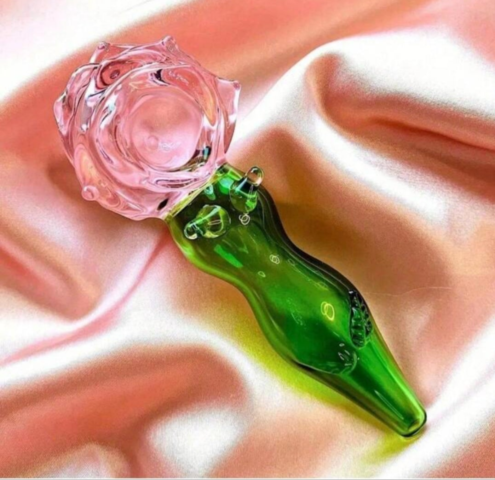 Handmade Pipe, Rose Design, Creative Curved Tube, Household Gadgets, Holiday Gift, Birthday Gift, Gift For Friends pbc
