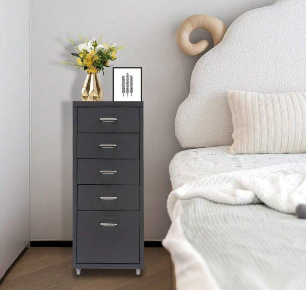 Metal File Storage Cabinet, Storage Cabinet With 5 Drawers, 5-Drawer Storage Cabinet With Wheelsbedroom,Organizer,Organiser,Home Storage,White T Shirt Women,Black Pants Women,Ladies Winter Clothes,Dress,Winter Clothes For Ladies,Elegant Woman Dresses,Whit