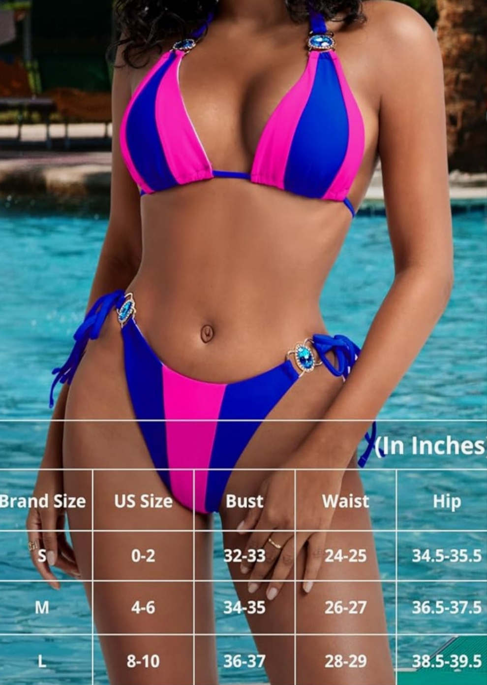 COCOMONEY BATHING SUIT WITH FREE BAG AND GIFTS polyester 1 set 2 pieces