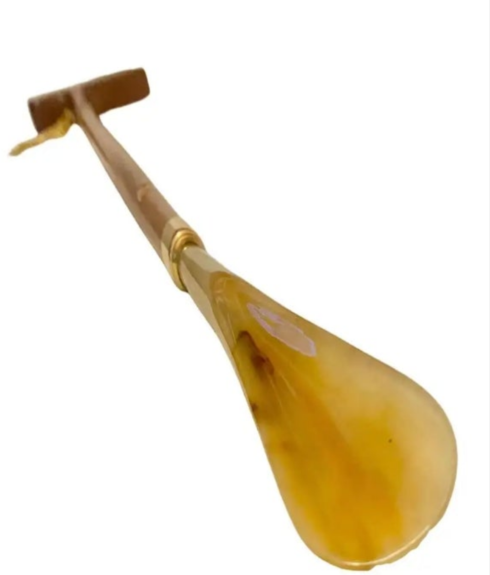 1960s Gucci Wood Golf Club Web Stripe Long Shoe Horn