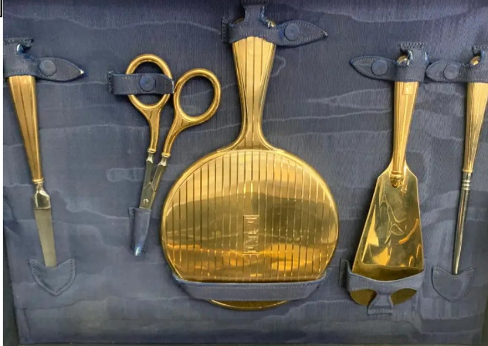 Cartier Antique Vanity Set in 14 Karat Gold