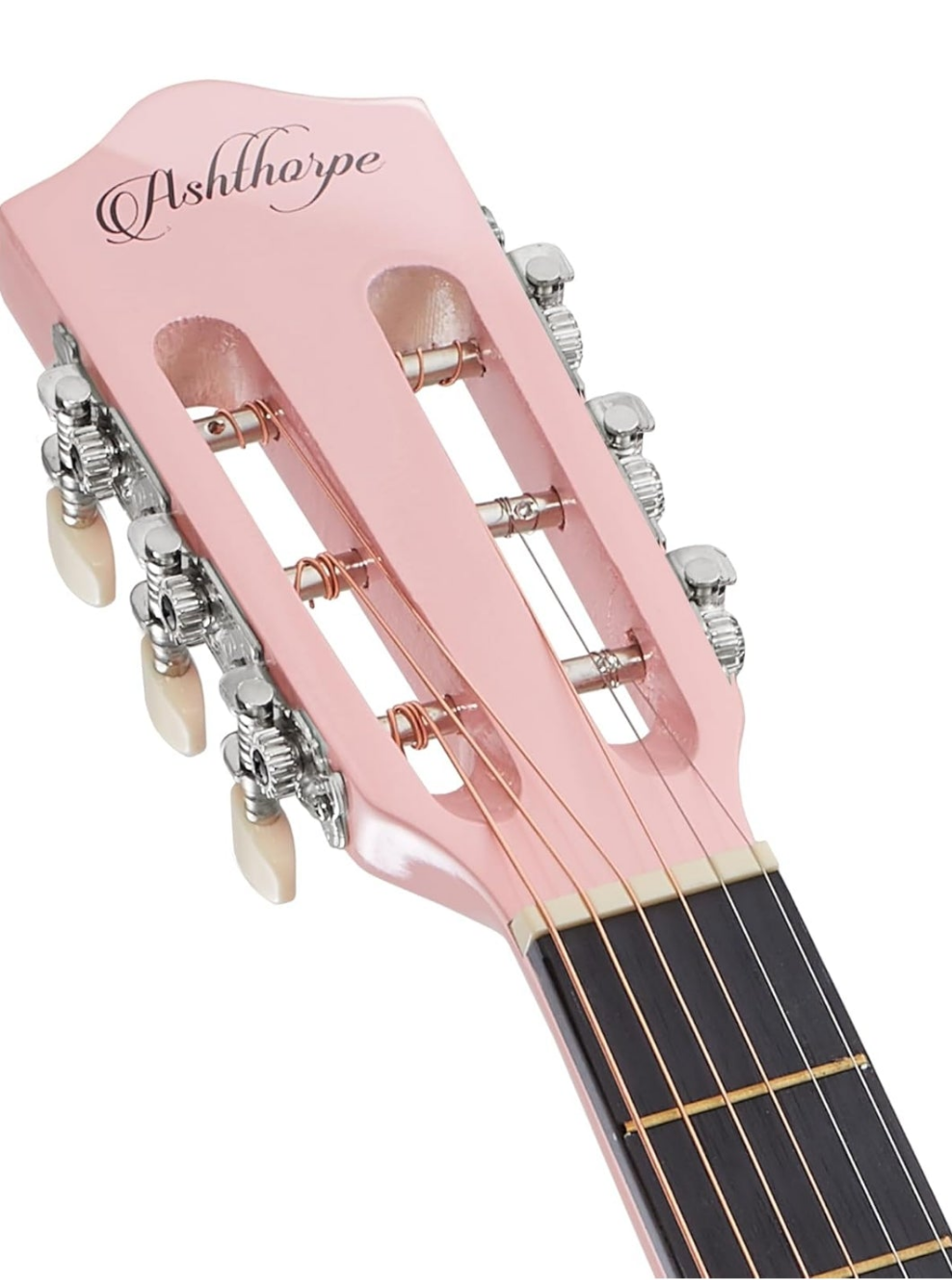 38-inch Beginner Acoustic Guitar Package (Pink), Basic Starter Kit w/Gig Bag, Strings, Strap, Tuner, Picks