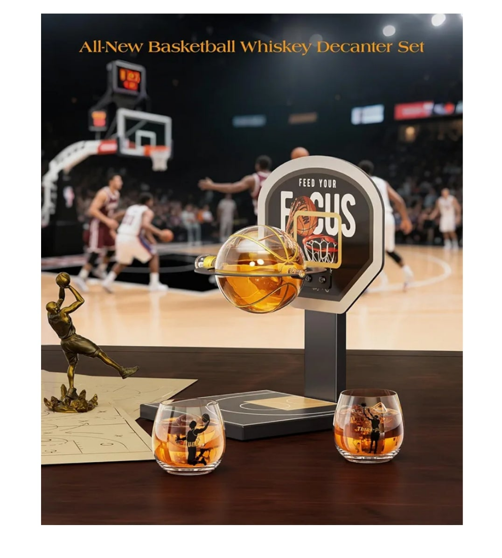Cool Liquor Dispenser for Home Bar, Unique Birthday Gifts for Men Dad, Whiskey Decanter Set for Men, For Whiskey, Liquor, Tequlia, Bourbon, Vodka