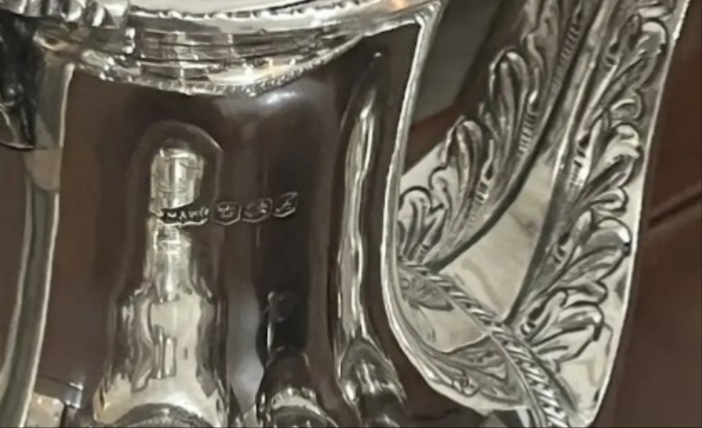 Important English Sterlilng Silver tea and coffee set by Mappin & Webb