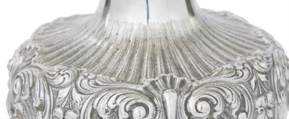 925 Very Large Sterling Silver Decorative Piece / Vase