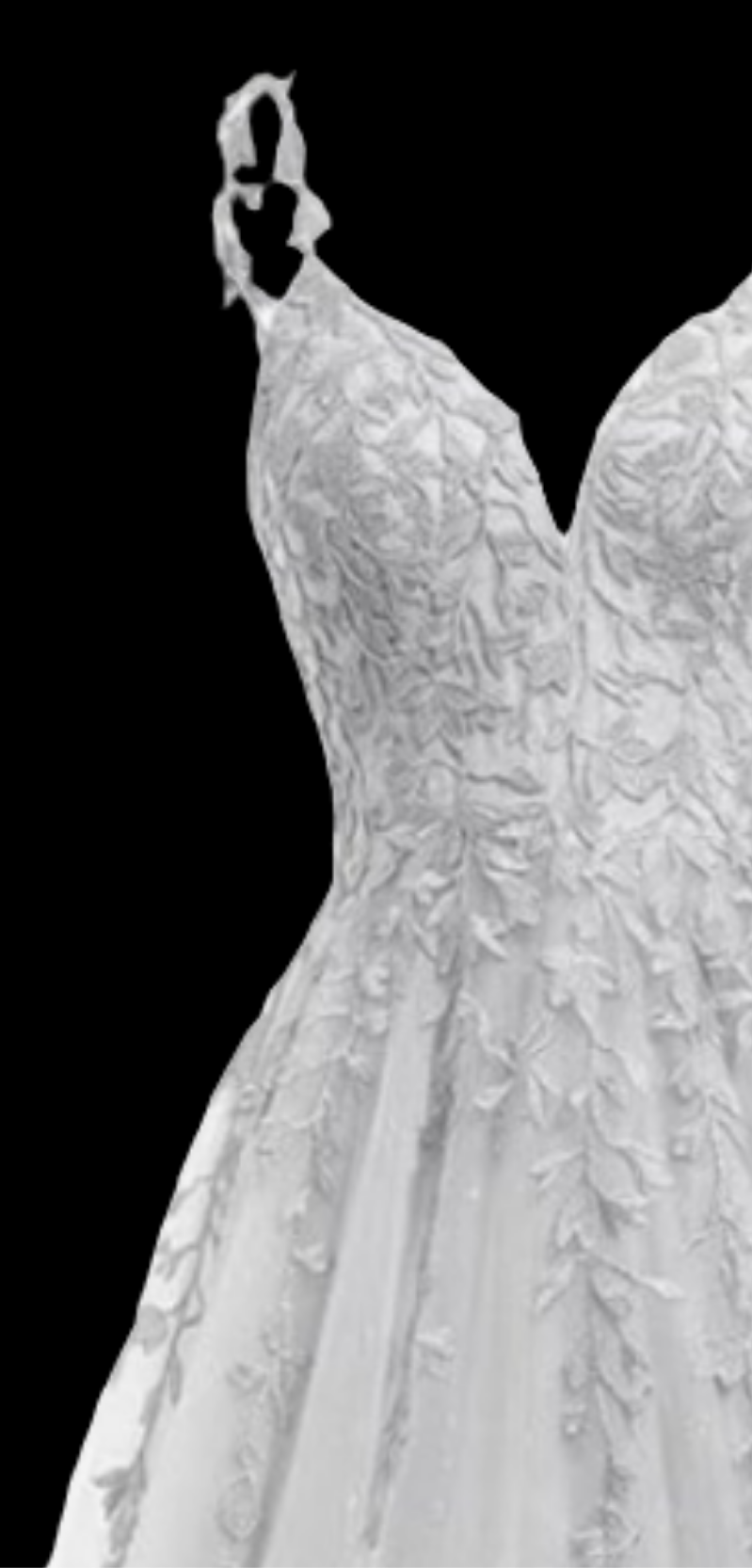 V Neck Tulle Wedding Dresses Long Sparkly Lace Formal Ball Room Party Dress