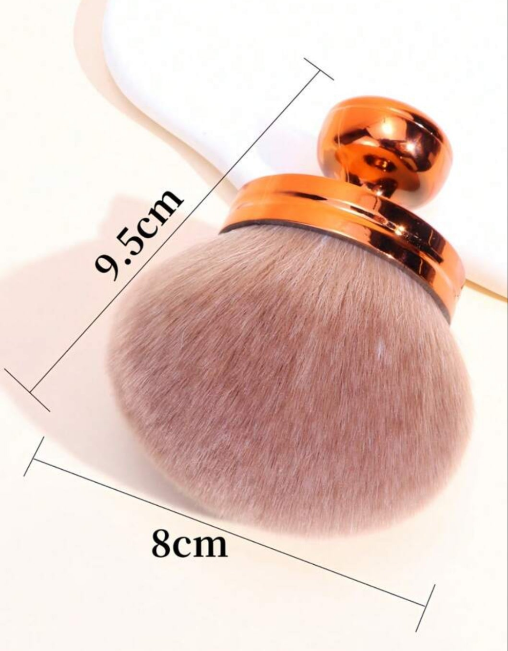 Oversized Makeup Brush, Soft Multi-Functional Portable Powder Brush, Blush Brush, Body Brush, Nail Powder Brush, Cosmetic Beauty Tool ABS POWDER BRUSH BLUSH BRUSH NAIL BRUSH