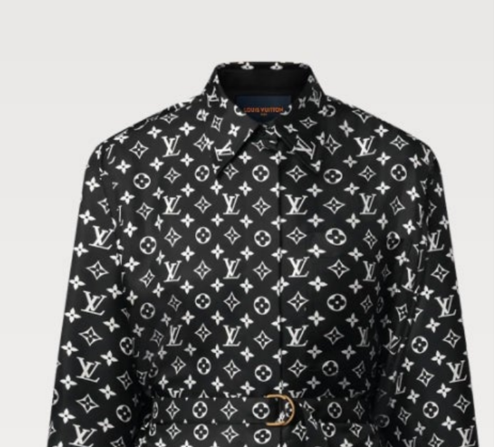 Louis Vuitton
Monogram Silk Shirt Dress
