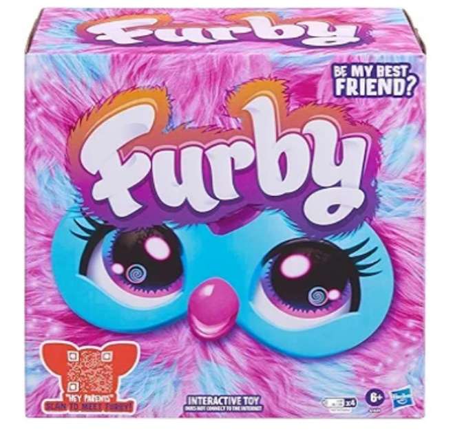 Furby Cotton Candy, 15 Fashion Accessories, Interactive Plush Toys for 6 and up Girls & Boys & Up, Voice Activated Animatronic, Pink & Blue