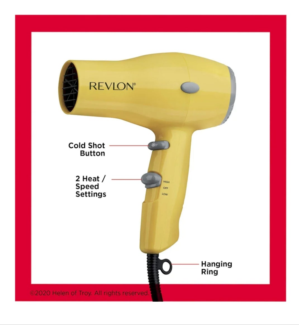Hairdryer yellow