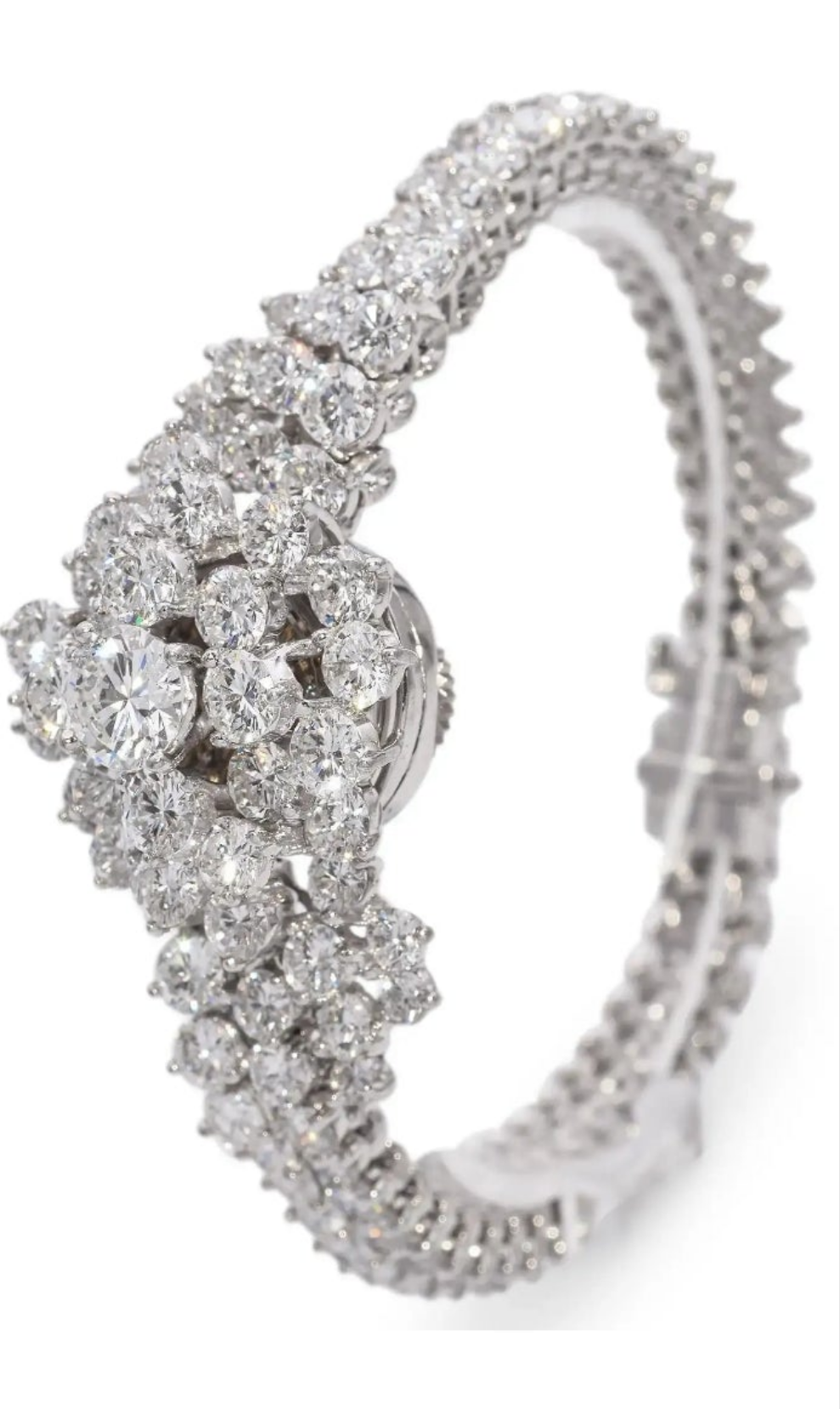 Stunning Vintage Blancpain Platinum Diamond Hidden Watch