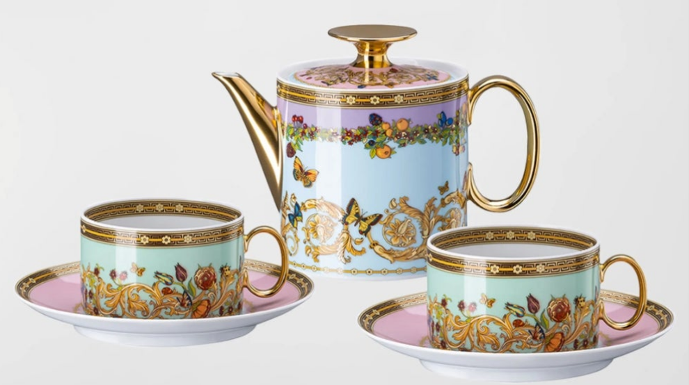 Versace
Butterfly Garden Modern Tea Set for Two