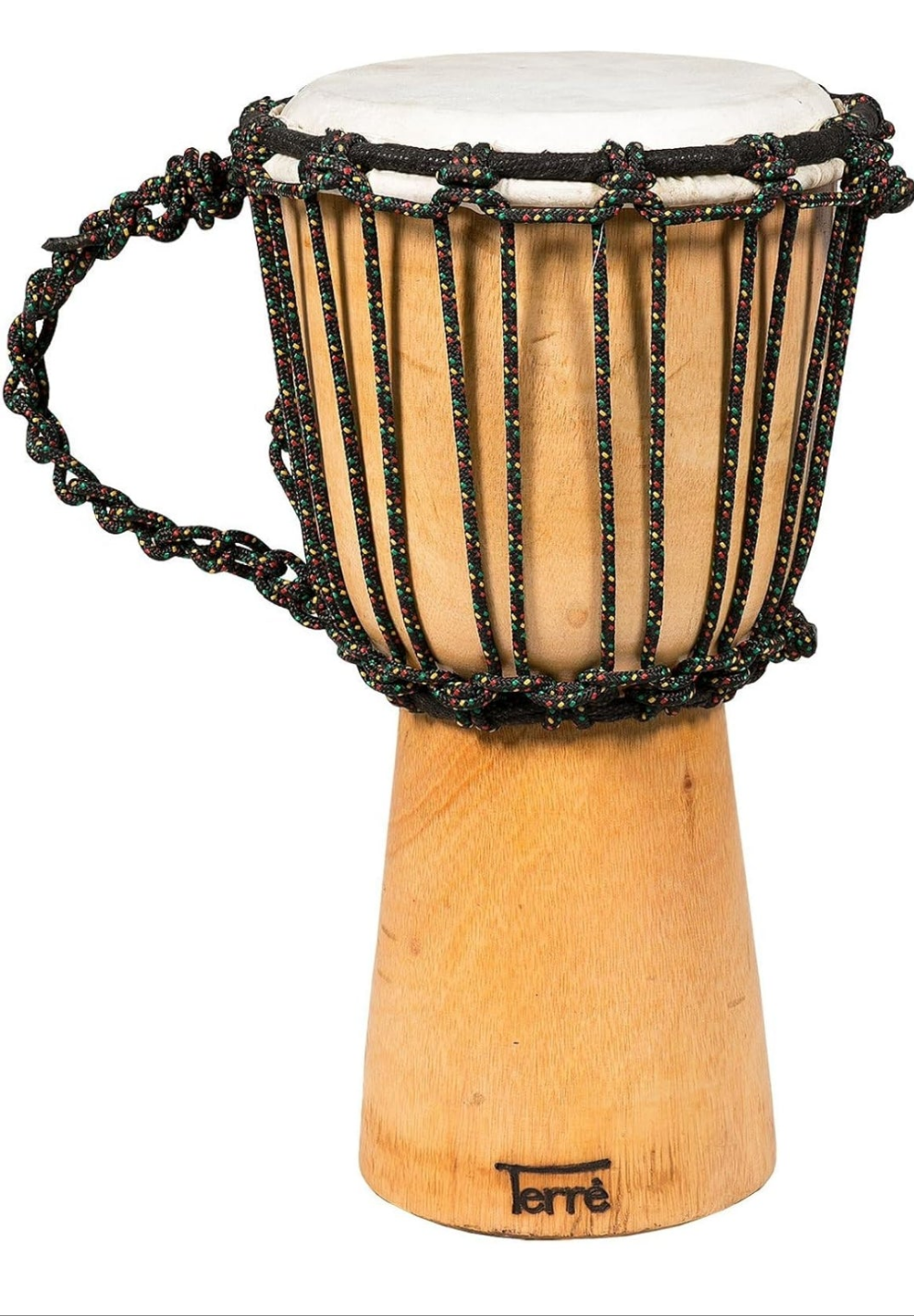 Djembe Beginner Plain,12" tall, 6.5-7" head