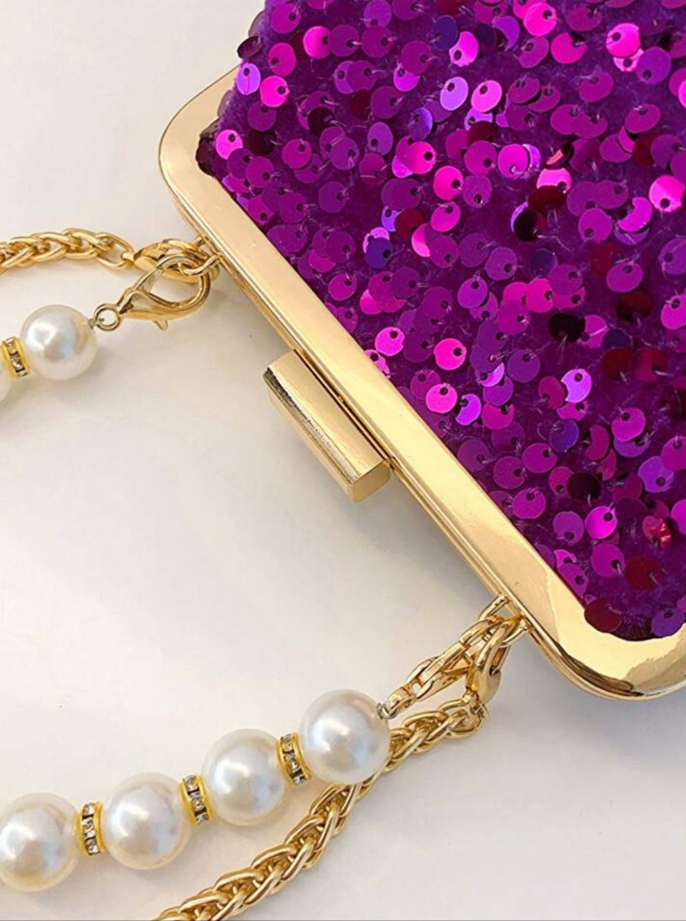 COCOMONEY Glitzy Girl Clutch Evening Bag