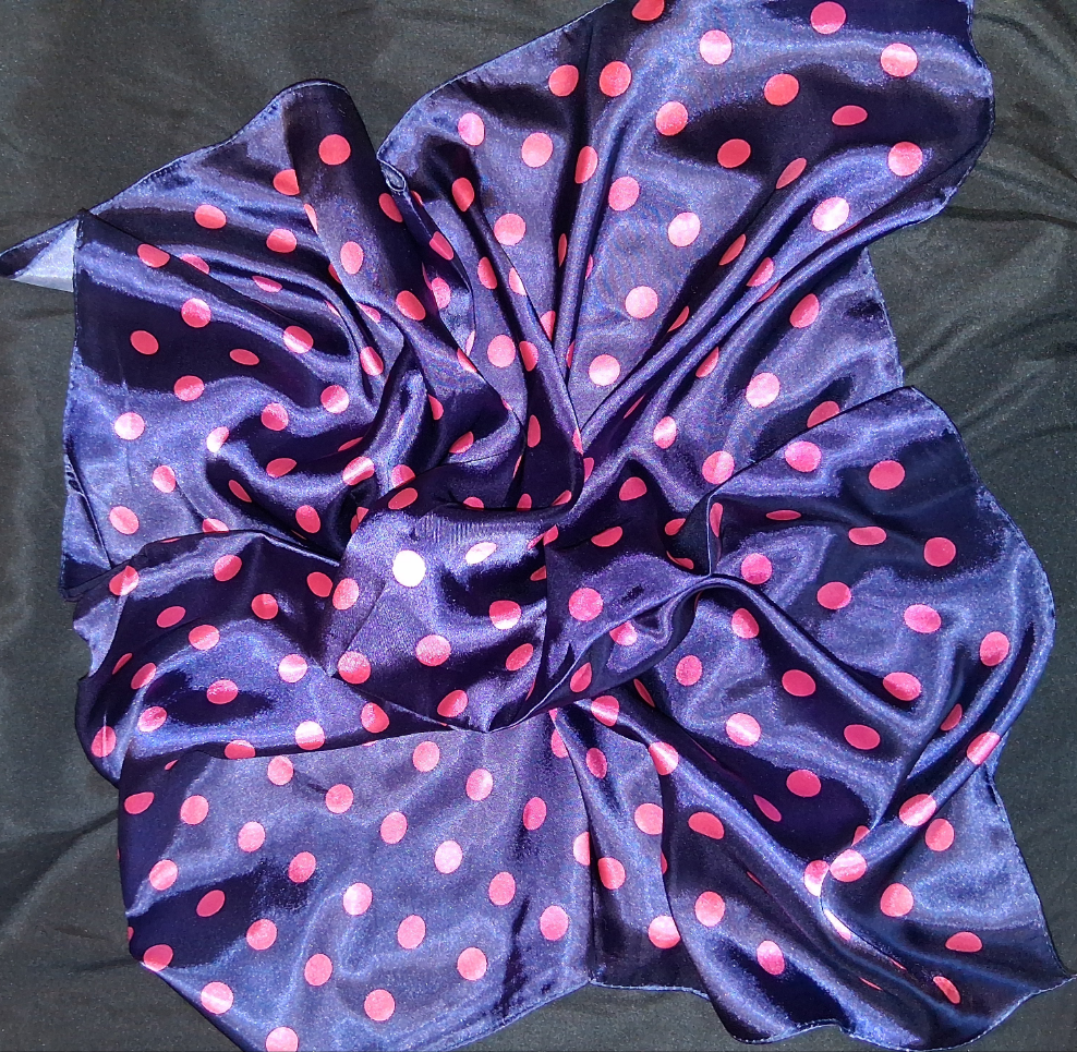 COCOMONEY SILK SCARF 23.63in×23.62in