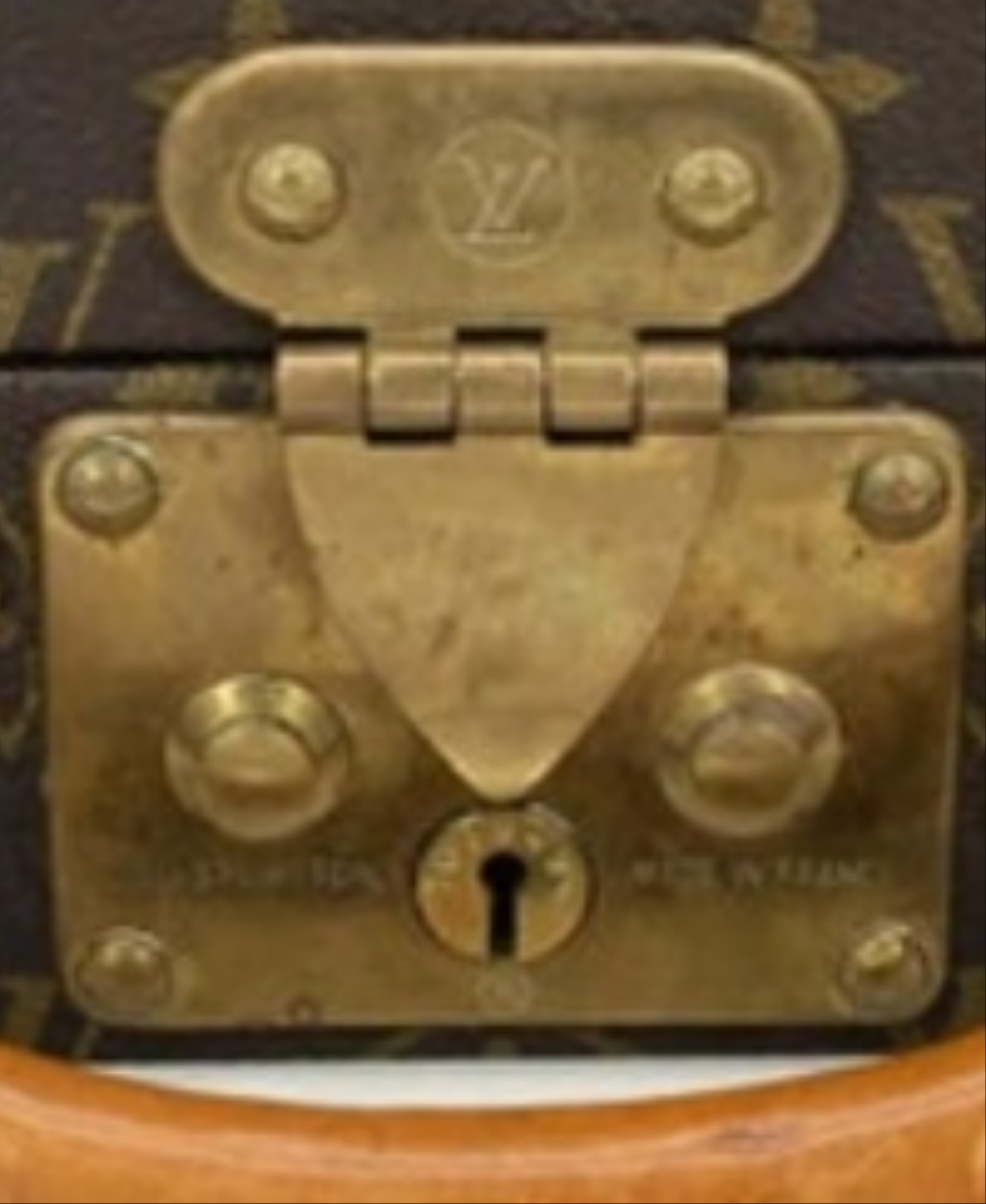 Vintage Louis Vuitton Monogram Jewelry Case c1970s