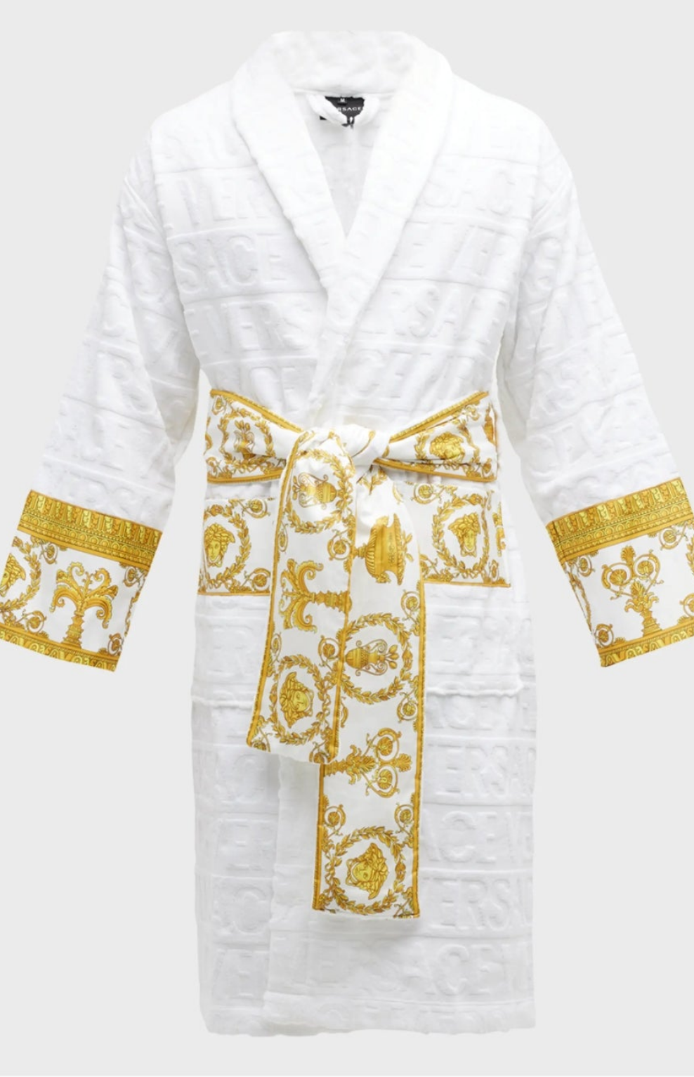 Versace Unisex Barocco Sleeve Robe