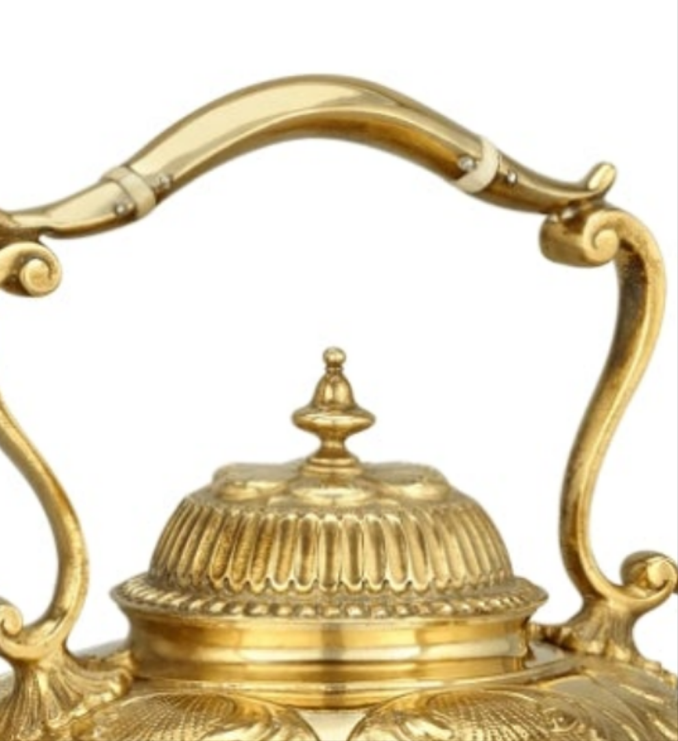 Victorian Silver Gilt Tea Set by Edward Barnard & Sons