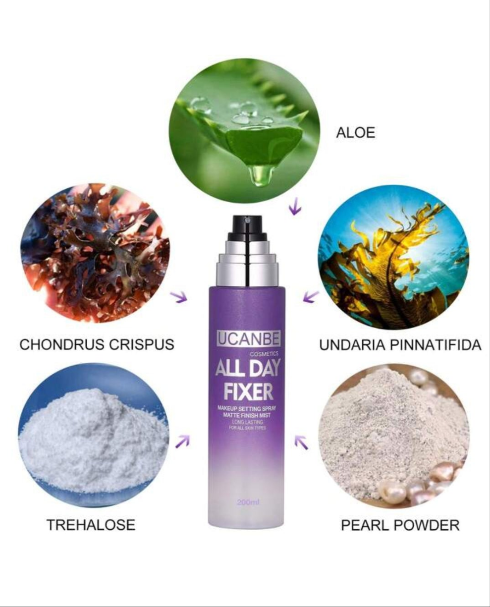 Makeup Setting Spray -Matte / Dewy Finishing Spray, Long Lasting Oil Control Make Up Spray, Lightweight Hydrate Face Mist For Face