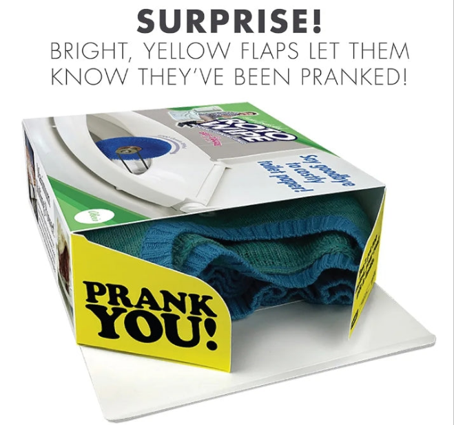 Prank Pack Roto Wipe Prank Gift Box - Hilarious Empty Gag Gift Box, Prank-O, Perfect for Pranksters & Comedy Lovers, Funny Prank Gift Boxes, Satirical Gag Box - As Seen on ABC's Shark Tank, USA Made