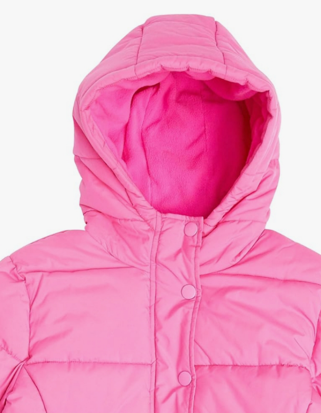 Women's Heavyweight Long-Sleeve Hooded Puffer Coat
