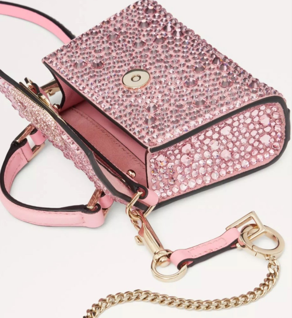 Devotion Metallic Leather Top Handle Bag