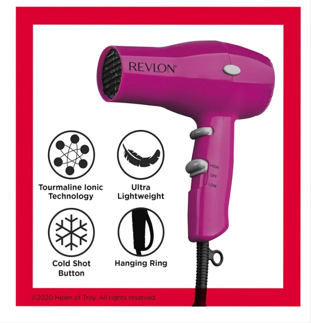 Hair dryer pink